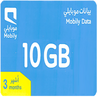 بيانات موبايلي 10 جيجا 3 أشهر